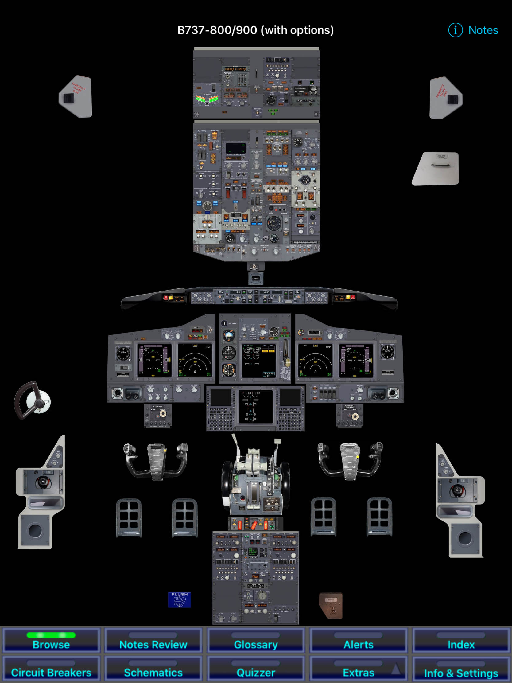 boeing 737 cockpit layout